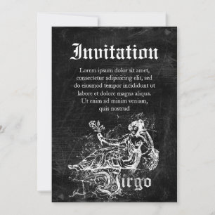 Zodiac Oude Maagd Kaart