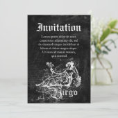 Zodiac Oude Maagd Kaart (Staand voorkant)