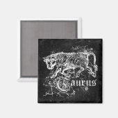 Zodiac Oude Stier Magneet (Voorkant / Achterkant)