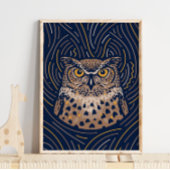 Zodiac Owl Animal Print | Owl Print