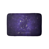 Zodiac Paarse Boogschutter | Astrologie Horoscoop Badmat (Voorkant)