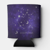 Zodiac Paarse Boogschutter | Astrologie Horoscoop Blikjeskoeler (Achterkant)