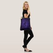 Zodiac Paarse Boogschutter | Astrologie Horoscoop Tote Bag (Op model)