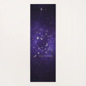 Zodiac Paarse Boogschutter | Astrologie Horoscoop Yogamat (Achterkant)