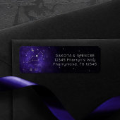 Zodiac Paarse Leeuw | Kosmische Astrologie Horosco Etiket