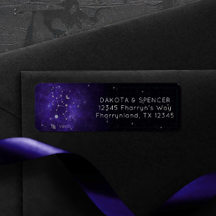 Zodiac Paarse Maagd   Kosmische Astrologie Horosco Etiket