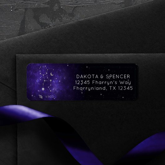 Zodiac Paarse Maagd | Kosmische Astrologie Horosco Etiket