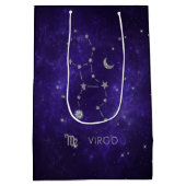 Zodiac Paarse Maagd | Kosmische Astrologie Horosco Medium Cadeauzakje (Achterkant)