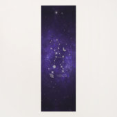 Zodiac Paarse Maagd | Kosmische Astrologie Horosco Yogamat (Achterkant)