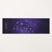 Zodiac Paarse Maagd | Kosmische Astrologie Horosco Yogamat (Voorkant (horizontaal))