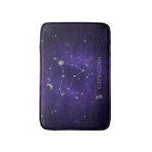 Zodiac Paarse Steenbok | Astrologie Horoscoop Badmat (Voorkant Verticaal)