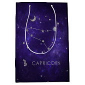 Zodiac Paarse Steenbok | Astrologie Horoscoop Medium Cadeauzakje (Voorkant)
