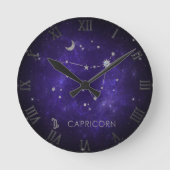 Zodiac Paarse Steenbok | Astrologie Horoscoop Ronde Klok (Voorkant)