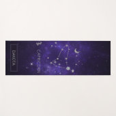 Zodiac Paarse Steenbok | Astrologie Horoscoop Yogamat (Voorkant (horizontaal))