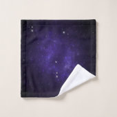 Zodiac Paarse sterren | Kosmische Astrologie Horos Bad Handdoek (Wasdoekje)