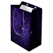 Zodiac Paarse Taurus | Kosmische Astrologie Horosc Medium Cadeauzakje (Achterkant Gekanteld)