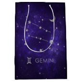 Zodiac Paarse Tweelingen | Kosmische Astrologie Ho Medium Cadeauzakje (Voorkant)