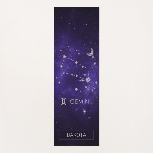Zodiac Paarse Tweelingen | Kosmische Astrologie Ho Yogamat (Voorkant)
