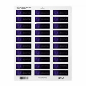 Zodiac Paarse Vissen | Kosmische Astrologie Horosc Etiket (Full Sheet)