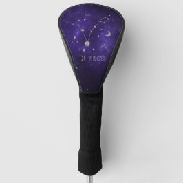 Zodiac Paarse Vissen | Kosmische Astrologie Horosc Golfheadcover