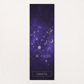 Zodiac Paarse Vissen | Kosmische Astrologie Horosc Yogamat (Voorkant)