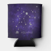 Zodiac Paarse Waterman | Astrologie Horoscoop Blikjeskoeler (Voorkant)