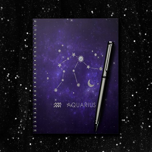 Zodiac Paarse Waterman | Astrologie Horoscoop Notitieboek
