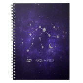 Zodiac Paarse Waterman | Astrologie Horoscoop Notitieboek (Voorkant)