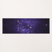 Zodiac Paarse Waterman | Astrologie Horoscoop Yogamat (Achterkant (horizontaal))