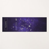 Zodiac Paarse Waterman | Astrologie Horoscoop Yogamat (Voorkant (horizontaal))