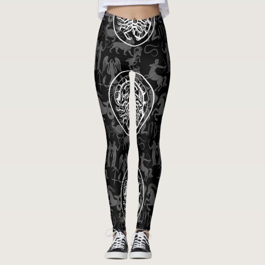Zodiac Pattern Z02 - Schorpioen.nl Leggings (Voorkant)