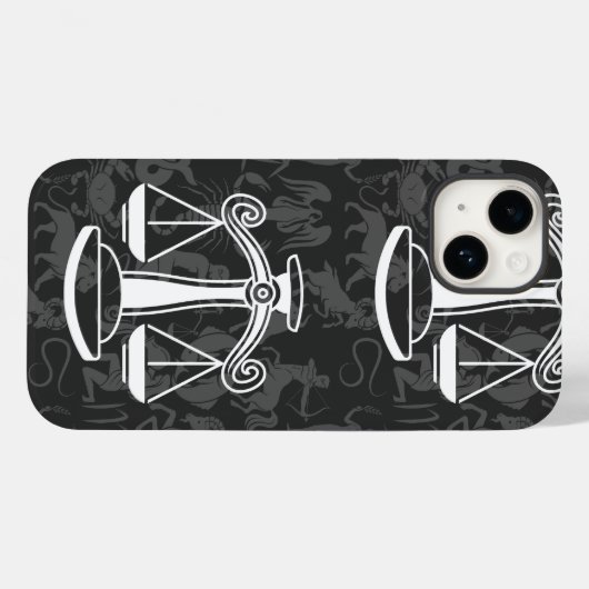 Zodiac Pattern Z02 - Weegschaal.be Case-Mate iPhone Case (Achterkant (horizontaal))