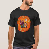 Zodiac Pig Chinese Tekenen China Ontwerpkalender T-shirt (Voorkant)