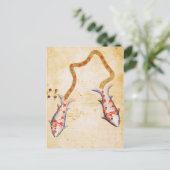 Zodiac: Pisces, C1350 Briefkaart (Staand voorkant)