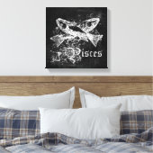 Zodiac Pisces Canvas Afdruk (Insitu (Slaapkamer))