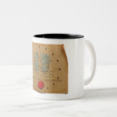 Zodiac - Pisces - Coffee Mug Tweekleurige Koffiemok (Voorkant rechts)