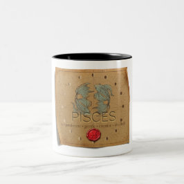 Zodiac - Pisces - Coffee Mug Tweekleurige Koffiemok