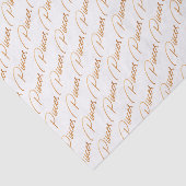 Zodiac "Pisces" Gold Script Tissue Paper Tissuepapier (Detail)