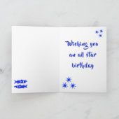 Zodiac Pisces Horoscope Kaart (Binnen)