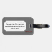 Zodiac: Pisces in kleur Bagagelabel (Achterkant horizontaal)