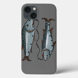 Zodiac: Pisces in kleur Case-Mate iPhone Case