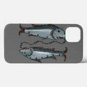 Zodiac: Pisces in kleur Case-Mate iPhone Case (Achterkant (horizontaal))