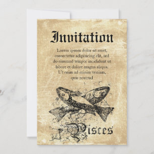 Zodiac Pisces Kaart