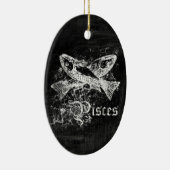 Zodiac  Pisces Keramisch Ornament (Rechts)