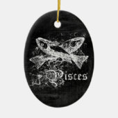 Zodiac  Pisces Keramisch Ornament (Voorkant)