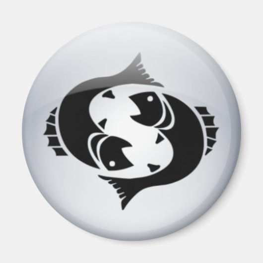 Zodiac Pisces Magneet (Voorkant)