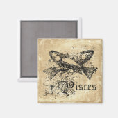  Zodiac Pisces Magneet (Voorkant / Achterkant)