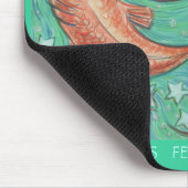 Zodiac Pisces mousepad dates Muismat (Hoek)