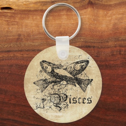 Zodiac Pisces Sleutelhanger (Voorkant)