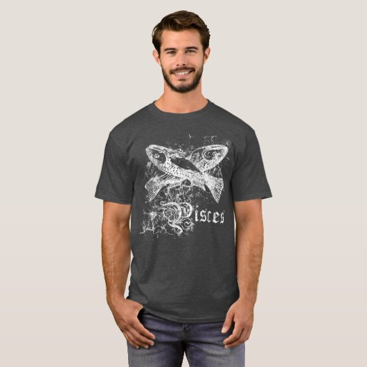 Zodiac  Pisces T-shirt (Voorkant volledig)